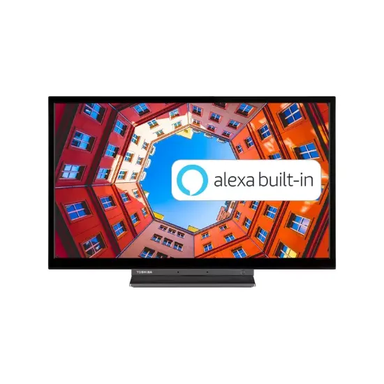 صورة تلفاز توشيبا 24WK مدمج مع Alexa